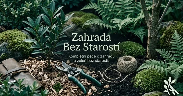 Sharing image for the Zahrada bez starostí website created in OAZEE